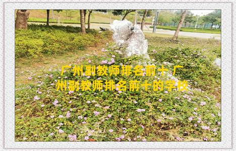 广州副教师排名前十 广州副教师排名前十的学校